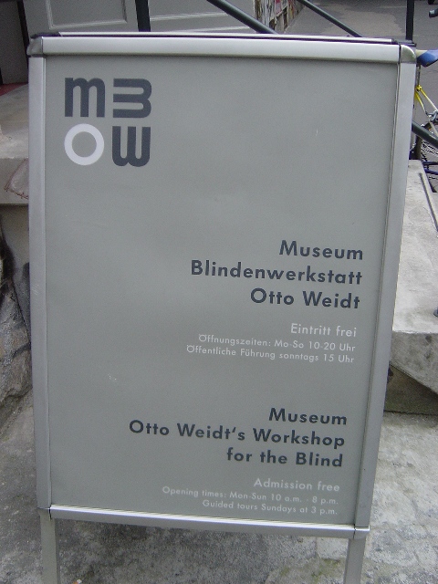 �I�b�g�[���@�C�g�̖Ӑl��Ə��L�O��[Museum&nbsp;Blidenwelkstatt&nbsp;Otto&nbsp;Weidt]