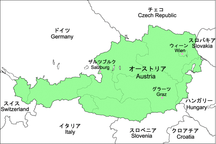 �I�[�X�g���A�n�}